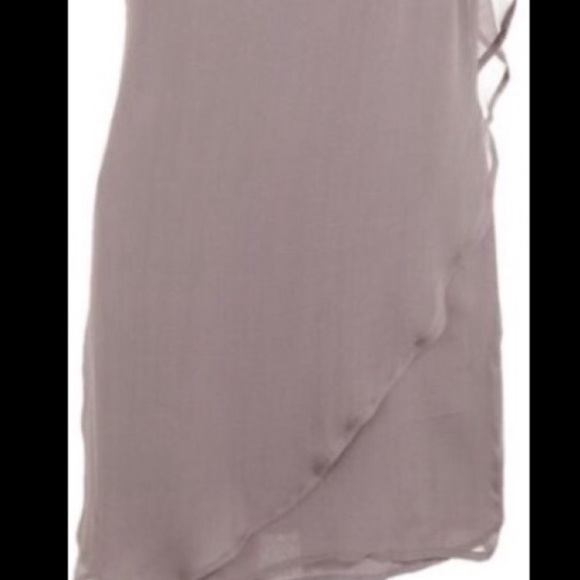 NWT French‎ Connection drape delight dress dusty purple beaded one shoulder Sz 6 - Picture 3 of 15
